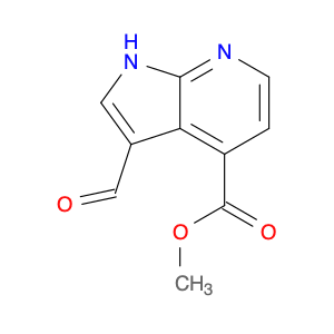 1H-Pyrrolo[2,3-b]pyridine-4-carboxylic acid, 3-formyl-, methyl ester