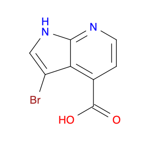 1H-Pyrrolo[2,3-b]pyridine-4-carboxylic acid, 3-bromo-