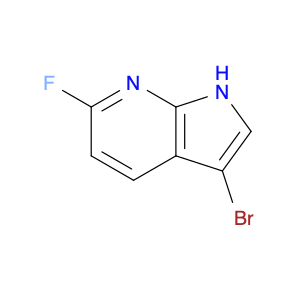 1H-Pyrrolo[2,3-b]pyridine, 3-bromo-6-fluoro-