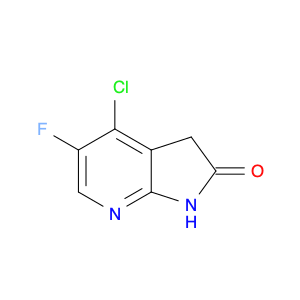 1190315-74-2 2H-Pyrrolo[2,3-b]pyridin-2-one, 4-chloro-5-fluoro-1,3-dihydro-