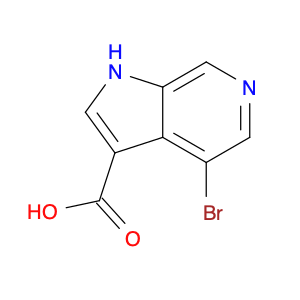 1H-Pyrrolo[2,3-c]pyridine-3-carboxylic acid, 4-bromo-