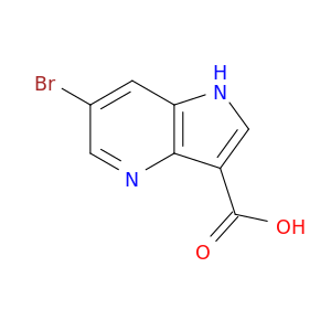 1H-Pyrrolo[3,2-b]pyridine-3-carboxylic acid, 6-bromo-