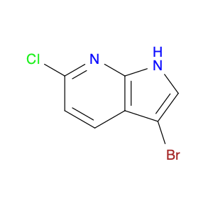 1190321-08-4 1H-Pyrrolo[2,3-b]pyridine, 3-bromo-6-chloro-