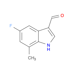 1H-Indole-3-carboxaldehyde, 5-fluoro-7-methyl-