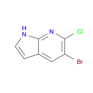 1190321-59-5 1H-Pyrrolo[2,3-b]pyridine, 5-broMo-6-chloro-