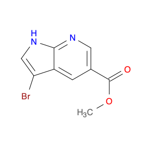 1H-Pyrrolo[2,3-b]pyridine-5-carboxylic acid, 3-bromo-, methyl ester