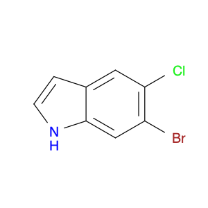 1H-Indole, 6-bromo-5-chloro-