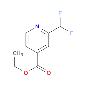 1192539-75-5 4-Pyridinecarboxylic acid, 2-(difluoromethyl)-, ethyl ester