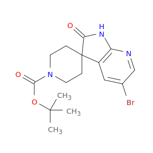 Spiro[piperidine-4,3'-[3H]pyrrolo[2,3-b]pyridine]-1-carboxylic acid, 5'-bromo-1',2'-dihydro-2'-oxo-, 1,1-dimethylethyl ester