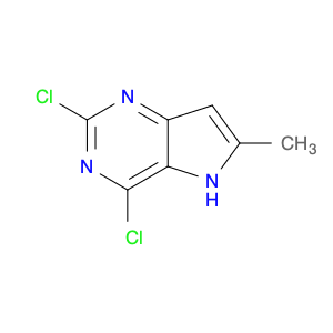 1196157-27-3 5H-Pyrrolo[3,2-d]pyrimidine, 2,4-dichloro-6-methyl-