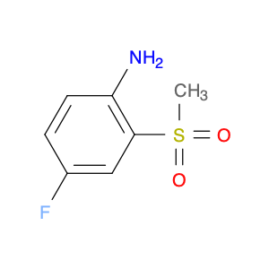 1197193-21-7 Benzenamine, 4-fluoro-2-(methylsulfonyl)-