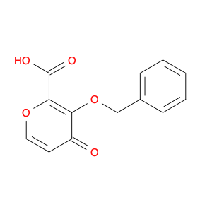 4H-Pyran-2-carboxylic acid, 4-oxo-3-(phenylmethoxy)-