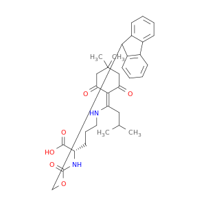 1198321-33-3 L-Ornithine, N5-[1-(4,4-dimethyl-2,6-dioxocyclohexylidene)-3-methylbutyl]-N2-[(9H-fluoren-9-ylmethoxy)carbonyl]-