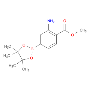 1198615-60-9 Benzoic acid, 2-amino-4-(4,4,5,5-tetramethyl-1,3,2-dioxaborolan-2-yl)-, methyl ester