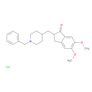 120011-70-3 1H-Inden-1-one, 2,3-dihydro-5,6-dimethoxy-2-[[1-(phenylmethyl)-4-piperidinyl]methyl]-, hydrochloride (1:1)