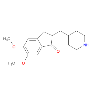 1H-Inden-1-one, 2,3-dihydro-5,6-dimethoxy-2-(4-piperidinylmethyl)-