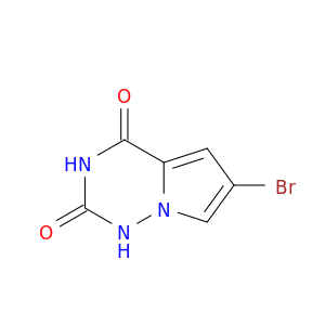 1201784-90-8 Pyrrolo[2,1-f][1,2,4]triazine-2,4(1H,3H)-dione, 6-bromo-