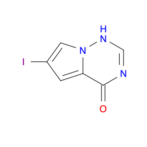 Pyrrolo[2,1-f][1,2,4]triazin-4(1H)-one, 6-iodo-