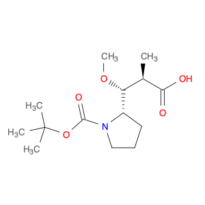 120205-50-7 (2R,3R)-3-((S)-1-(tert-Butoxycarbonyl)pyrrolidin-2-yl)-3-methoxy-2-methylpropanoic acid