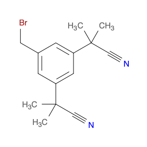 120511-84-4 2,2'-(5-(Bromomethyl)-1,3-phenylene)bis(2-methylpropanenitrile)