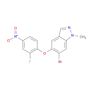 1206800-24-9 6-Bromo-5-(2-fluoro-4-nitrophenoxy)-1-methyl-1H-indazole