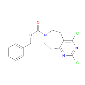 1207362-38-6 Benzyl 2,4-dichloro-8,9-dihydro-5H-pyrimido[4,5-d]azepine-7(6H)-carboxylate