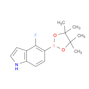 1207623-95-7 4-fluoro-5-(4,4,5,5-tetramethyl-1,3,2-dioxaborolan-2-yl)-1H-indole