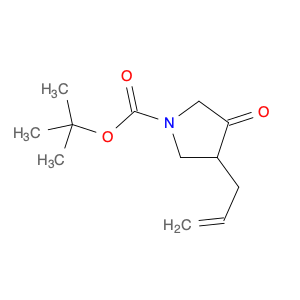 1-Pyrrolidinecarboxylic acid, 3-oxo-4-(2-propenyl)-, 1,1-dimethylethylester