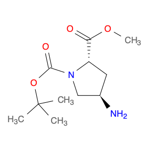 121148-00-3 1-tert-butyl 2-methyl (2S,4R)-4-aminopyrrolidine-1,2-dicarboxylate