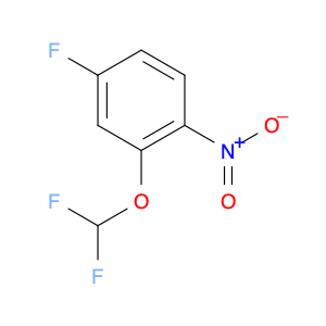 Benzene, 2-(difluoromethoxy)-4-fluoro-1-nitro-