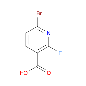 3-Pyridinecarboxylic acid, 6-bromo-2-fluoro-