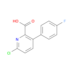 2-Pyridinecarboxylic acid, 6-chloro-3-(4-fluorophenyl)-