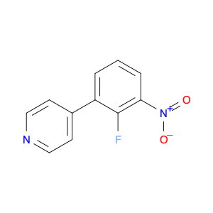 1214391-68-0 4-(2-fluoro-3-nitrophenyl)pyridine