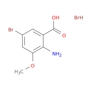 1215634-37-9 2-Amino-5-Bromo-3-Methoxy-Benzoic Acid Hbr Salt