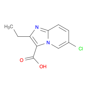 1216142-18-5 6-chloro-2-ethylimidazo[1,2-a]pyridine-3-carboxylic acid