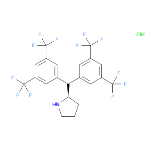 1217463-08-5 (R)-2-{Bis[3,5-bis(trifluoromethyl)phenyl]methyl}pyrrolidine  hydrochloride