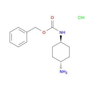 Carbamic acid, N-(trans-4-aminocyclohexyl)-, phenylmethyl ester, hydrochloride (1:1)