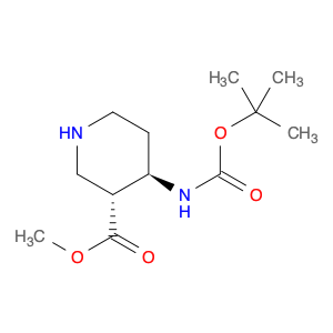 3-Piperidinecarboxylic acid, 4-[[(1,1-dimethylethoxy)carbonyl]amino]-, methyl ester, (3R,4R)-rel-