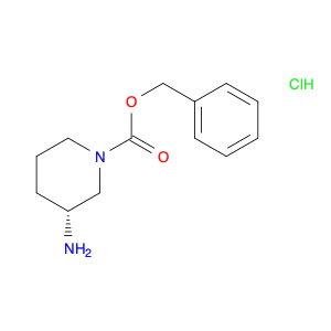 1-Piperidinecarboxylic acid, 3-amino-, phenylmethyl ester, hydrochloride (1:1), (3R)-