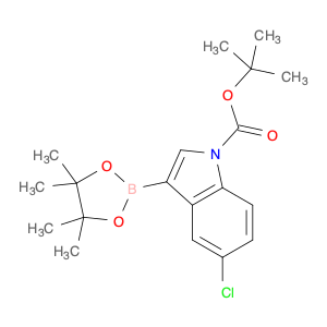 1H-Indole-1-carboxylic acid, 5-chloro-3-(4,4,5,5-tetramethyl-1,3,2-dioxaborolan-2-yl)-, 1,1-dimethylethyl ester