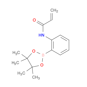 1218790-42-1 2-Propenamide, N-[2-(4,4,5,5-tetramethyl-1,3,2-dioxaborolan-2-yl)phenyl]-