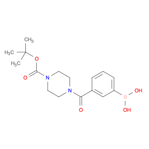 1-Piperazinecarboxylic acid, 4-(3-boronobenzoyl)-, 1-(1,1-dimethylethyl) ester