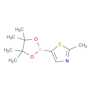 1218791-01-5 Thiazole, 2-methyl-5-(4,4,5,5-tetramethyl-1,3,2-dioxaborolan-2-yl)-