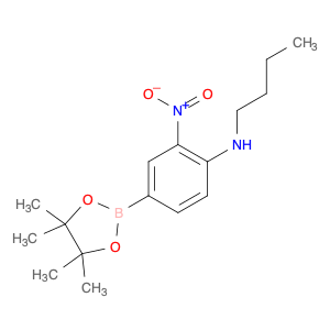 1218791-22-0 N-Butyl-2-nitro-4-(4,4,5,5-tetramethyl-1,3,2-dioxaborolan-2-yl)aniline