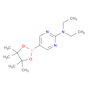 2-Pyrimidinamine, N,N-diethyl-5-(4,4,5,5-tetramethyl-1,3,2-dioxaborolan-2-yl)-