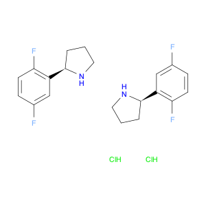 Pyrrolidine, 2-(2,5-difluorophenyl)-, hydrochloride (1:1), (2R)-