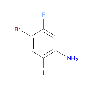 1219741-79-3 Benzenamine, 4-bromo-5-fluoro-2-iodo-