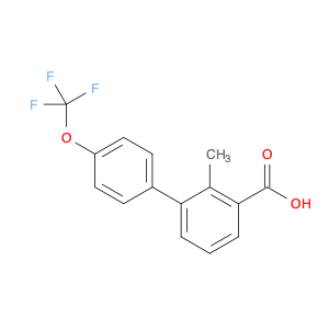 1221722-10-6 [1,1'-Biphenyl]-3-carboxylic acid, 2-methyl-4'-(trifluoromethoxy)-