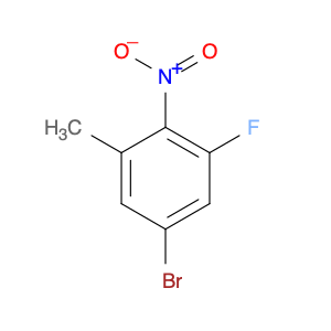 1224629-03-1 Benzene, 5-bromo-1-fluoro-3-methyl-2-nitro-