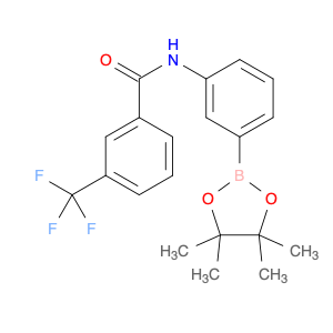 1225069-85-1 Benzamide, N-[3-(4,4,5,5-tetramethyl-1,3,2-dioxaborolan-2-yl)phenyl]-3-(trifluoromethyl)-